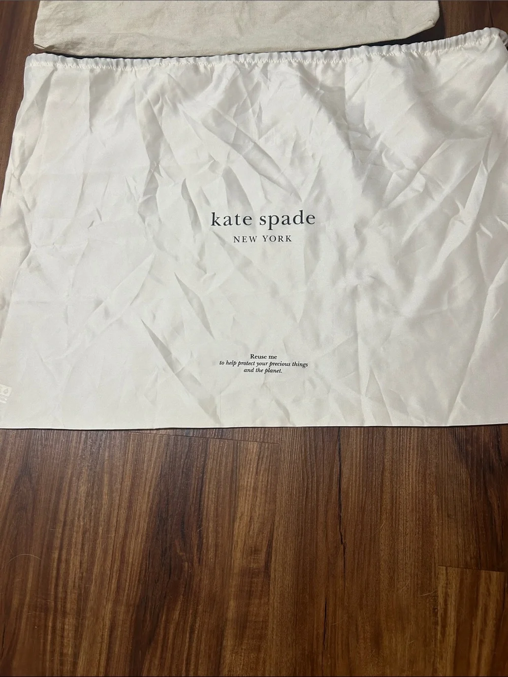 MICHAEL Michael Kors Beige Drawstring Logo Dust Bag